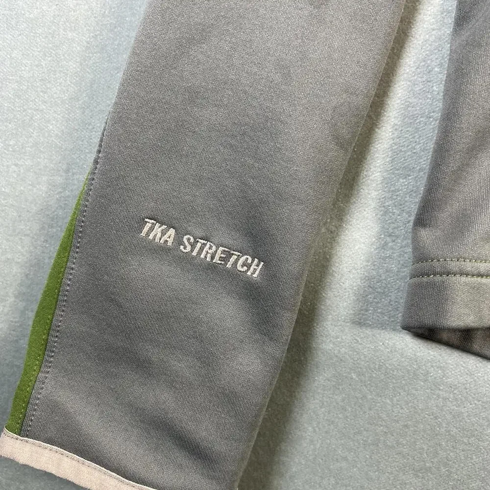 The North Face Flight Series TKA Jacket Mens Small Green Stretch Full Zip Y2K